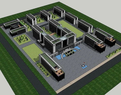 现代企业总部多层办公建筑设计 基于SU模型的建筑信息模型技术开发实践